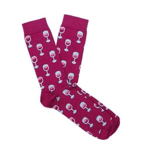 Носки мужские с принтом Dodo Socks red 150ml 44-46 Красные