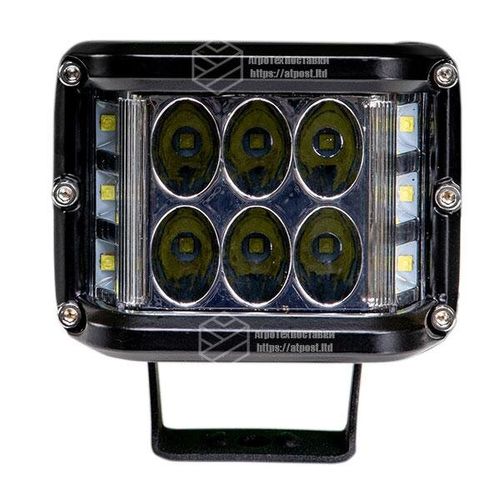 Світлодіодна фара LED (ЛІД) прямокутна 60W (12 діодів) | VTR
