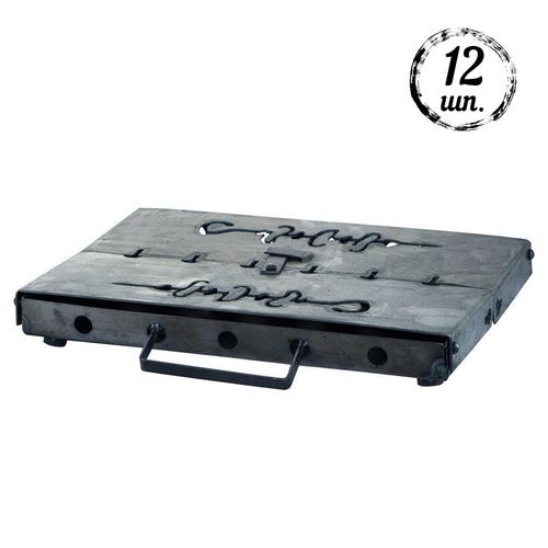 Мангал-чемодан DV - 12 шп. x 1,5 мм (холоднокатаний) | Х008