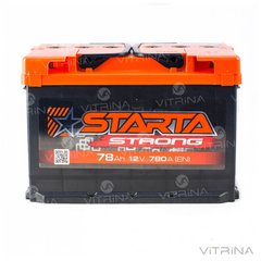 Акумулятор Starta Strong 78 А.З.Е. з круглими клемами | R, EN780 (Європа)