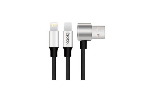 Кабель Lightning+Micro-USB Hoco - U18 1,2 м Black | 2-01104_1