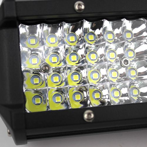 Светодиодная фара LED (ЛЕД) прямоугольная 144W (48 диодов) | VTR