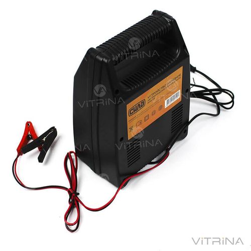 Зарядное устройство для авто 12В (6В), 8А (стрелочный индикатор) | СИЛА 900209