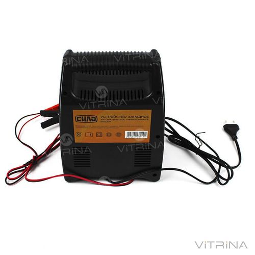 Зарядное устройство для авто 12В (6В), 8А (стрелочный индикатор) | СИЛА 900209