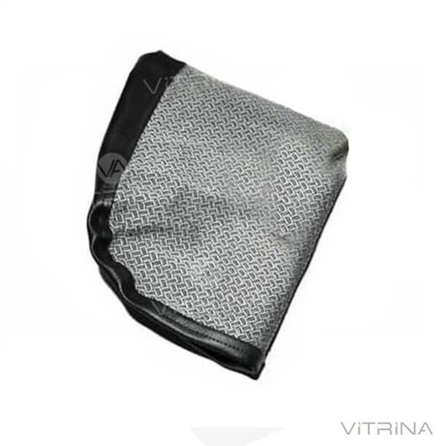 Чохол подушки сидіння текстиль на синтепоні (чорний), під шнур МТЗ КК | 70-6803020 VTR