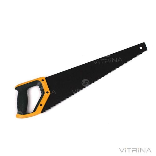 Ножівка по дереву 500 мм тефлон з пластикової 2-х компонентної рукояткою | СИЛА 320508