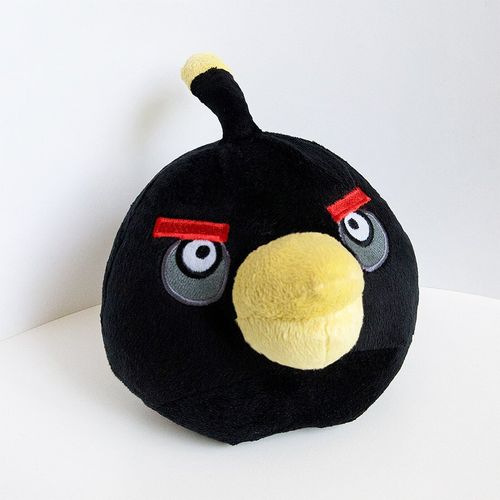 М'яка іграшка Weber Toys Angry Birds Птах Бомб велика 28см (608)