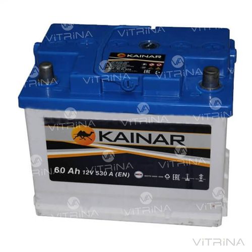 Акумулятор KAINAR 60Ah-12v зі стандартними клемами | R, EN530 (Європа)