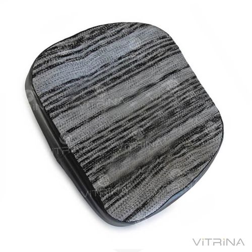 Чохол подушки сидіння текстиль на синтепоні (чорний) без підкладки, під шнур МТЗ КК VTR
