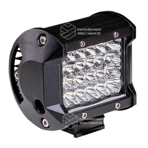 Світлодіодна фара LED (ЛІД) прямокутна 72W (24 діода) 98 мм | VTR