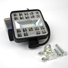 Светодиодная фара LED (ЛЕД) квадратная 87W (29 диодов)  (8.5см х 8.5см х 1.5см) Mini | VTR