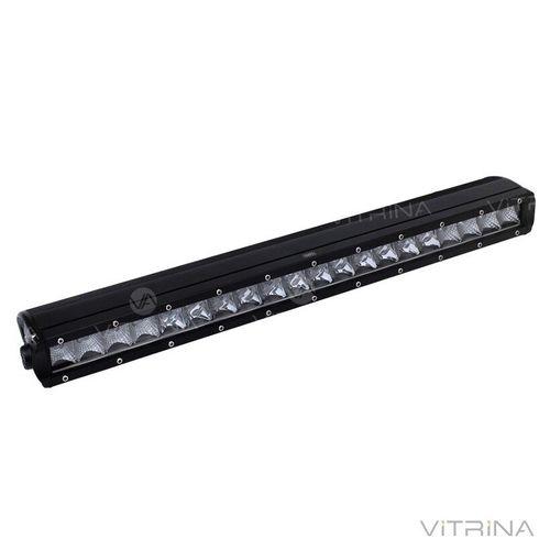 Світлодіодна фара LED (ЛІД) BAR прямокутна 100W, 20 ламп, змішаний промінь 10/30V 6000K (540мм х 80мм х 45мм) | VTR