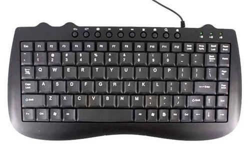 Клавиатура Keyboard Usb mini multimedia KB-980, черная