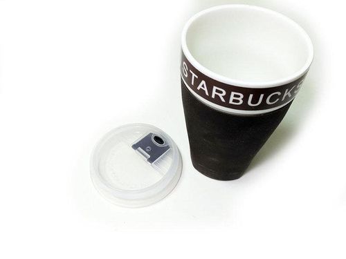 Чашка гуртка керамічна Starbucks PY 023 Brown
