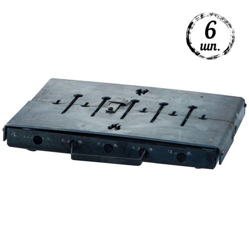 Мангал-чемодан DV - 6 шп. x 3 мм (гарячекатаний) | Х001
