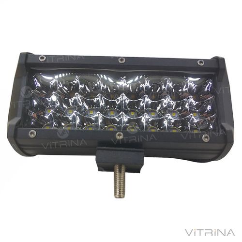 Светодиодная фара LED (ЛЕД) прямоугольная 72W (20 диодов) 165 mm | VTR