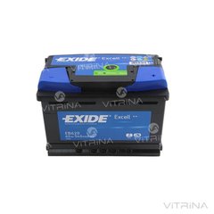 Акумулятор EXIDE EXCELL 62Ah-12v EB620 (242х175х190) | R, EN540 (Європа)