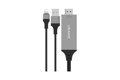 Кабель Lightning + USB + HDMI Usams - US-SJ131 2 м Black | 2-0258