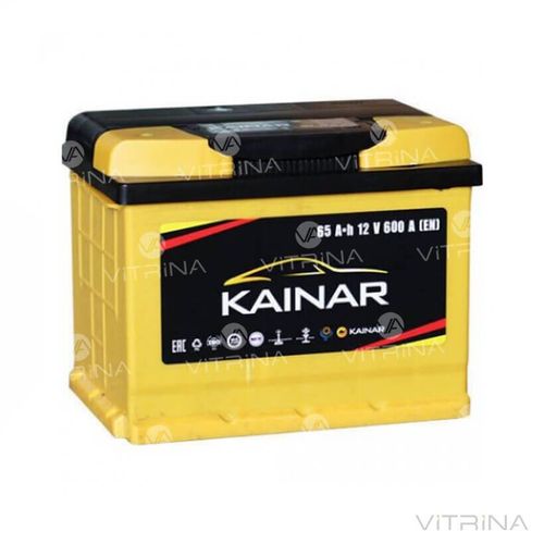Акумулятор KAINAR Standart + 65Ah-12v зі стандартними клемами | L, EN600 (Європа)