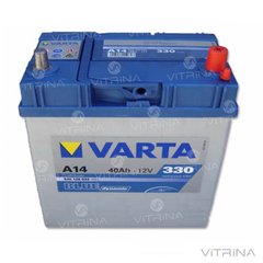 Акумулятор VARTA BD (A14) 40Ah-12v (187х127х227) з тонкими клемами | R, EN330 (Європа)