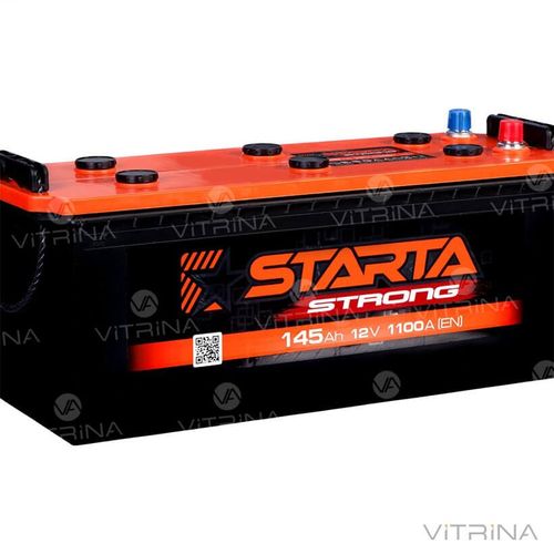 Аккумулятор Starta Strong 145 А.З.Е. с круглыми клеммами | R, EN1100 (Европа)
