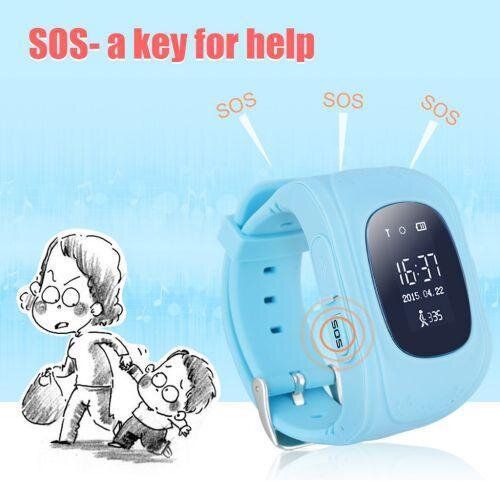 Детские умные часы Smart Watch UKC Q50/G36 GPS трекер Light Blue