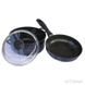 Набор посуды антипригарный Биол - сковорода 220 мм + кастрюля 3 л индиго | I22PC