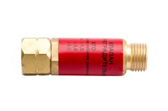 Клапан огнепреградительный Краматорск - КОГ газовый на редуктор (красный) | VTR (Украина) AP-0038