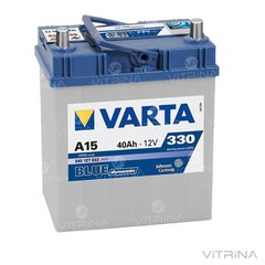 Акумулятор VARTA BD (A15) 40Ah-12v (187х127х227) з тонкими клемами | L, EN330 (Європа)