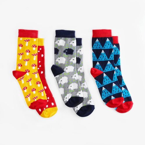 Дитячі шкарпетки Dodo Socks Yukon 2-3 роки, набір 3 пари