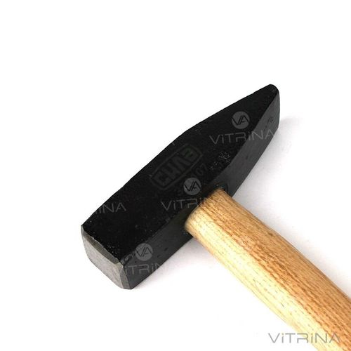 Молоток слюсарний з дерев'яною рукояткою Стандарт (800 гр) | СИЛА 320107