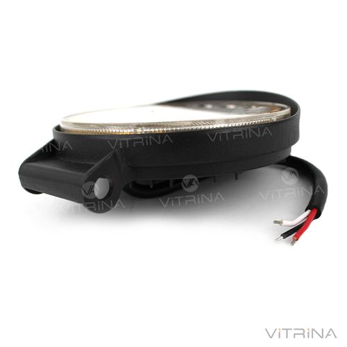 Світлодіодна фара LED (ЛІД) кругла 72W (42 діода) + LED кільце | VTR