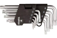 Набір Torx ключів Topex - 9 шт. | 35D960