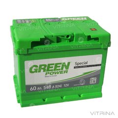 Аккумулятор Green Power 60 А.З.Г. со стандартными клеммами | L, EN540 (Азия)