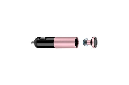 Автомобильное зарядное устройство + гарнитура Awei - A870BL USB Rose Gold | 3-01135_1