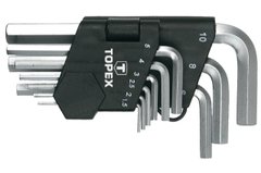 Набір шестигранних ключів Topex - 9 шт. | 35D955