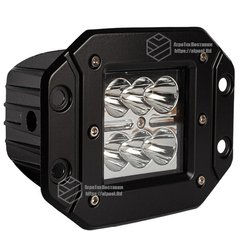 Светодиодная фара LED (ЛЕД) квадратная 18W (6 ламп) (внутренняя) | VTR