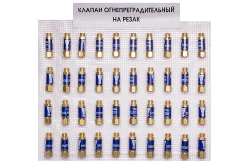 Клапан огнепреградительный Краматорск - КОК кислородный на резак (синий) | VTR (Украина) AP-0041