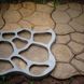 Форма для садової доріжки Круглі камені 80х80х6см, пластиковий трафарет