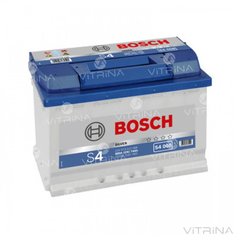 Акумулятор BOSCH 74Ah-12v S4008 (278x175x190) зі стандартними клемами | R, EN680 (Європа)