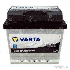 Аккумулятор VARTA BLD(B20) 45Ah-12v (207х175х190) со стандартными клеммами | L, EN400 (Европа)