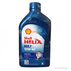 Масло моторное 10W40 4л SHELL Helix HX7 SAE | 4107456