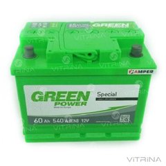 Акумулятор Green Power 60 А.З.Е. зі стандартними клемами | R, EN540 (Європа)