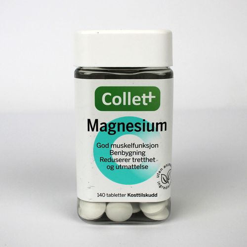 Магній (вітаміни, мінерали) Норвегія, 140 пігулок, 300 мг | Collet Magnesium