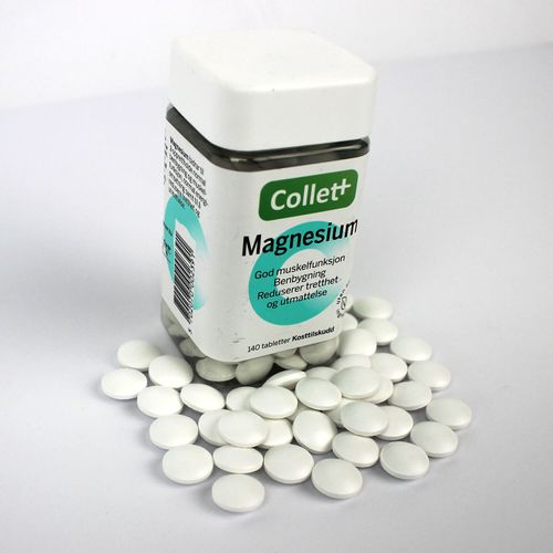 Магний (витамины, минералы) Норвегия, 140 таблеток, 300 мг | Collet Magnesium