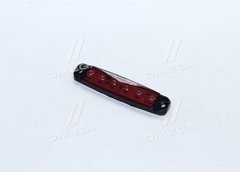 Фонарь габаритный 24V LED красный (6 диодов, 1ряд) | TEMPEST