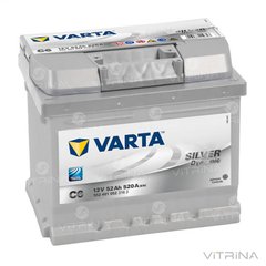 Аккумулятор VARTA SD(C6) 52Ah-12v (207х175х175) со стандартными клеммами | R, EN520 (Европа)