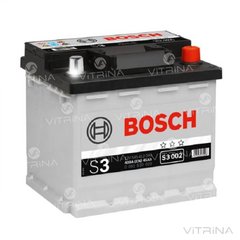 Акумулятор BOSCH 45Ah-12v S3002 (207x175x190) зі стандартними клемами | R, EN400 (Європа)