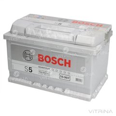 Акумулятор BOSCH 74Ah-12v S5007 (278x175x175) зі стандартними клемами | R, EN750 (Європа)