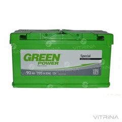 Аккумулятор Green Power 90 А.З.Г. со стандартными клеммами | L, EN720 (Азия)